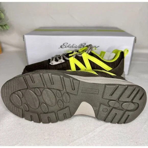 Eddie Bauer Thielsen Trail Hiking Sneaker Olive Lime Punch Women's 11 - Picture 5 of 9